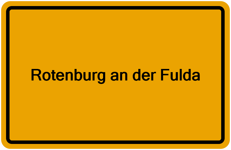 Handelsregisterauszug Rotenburg an der Fulda